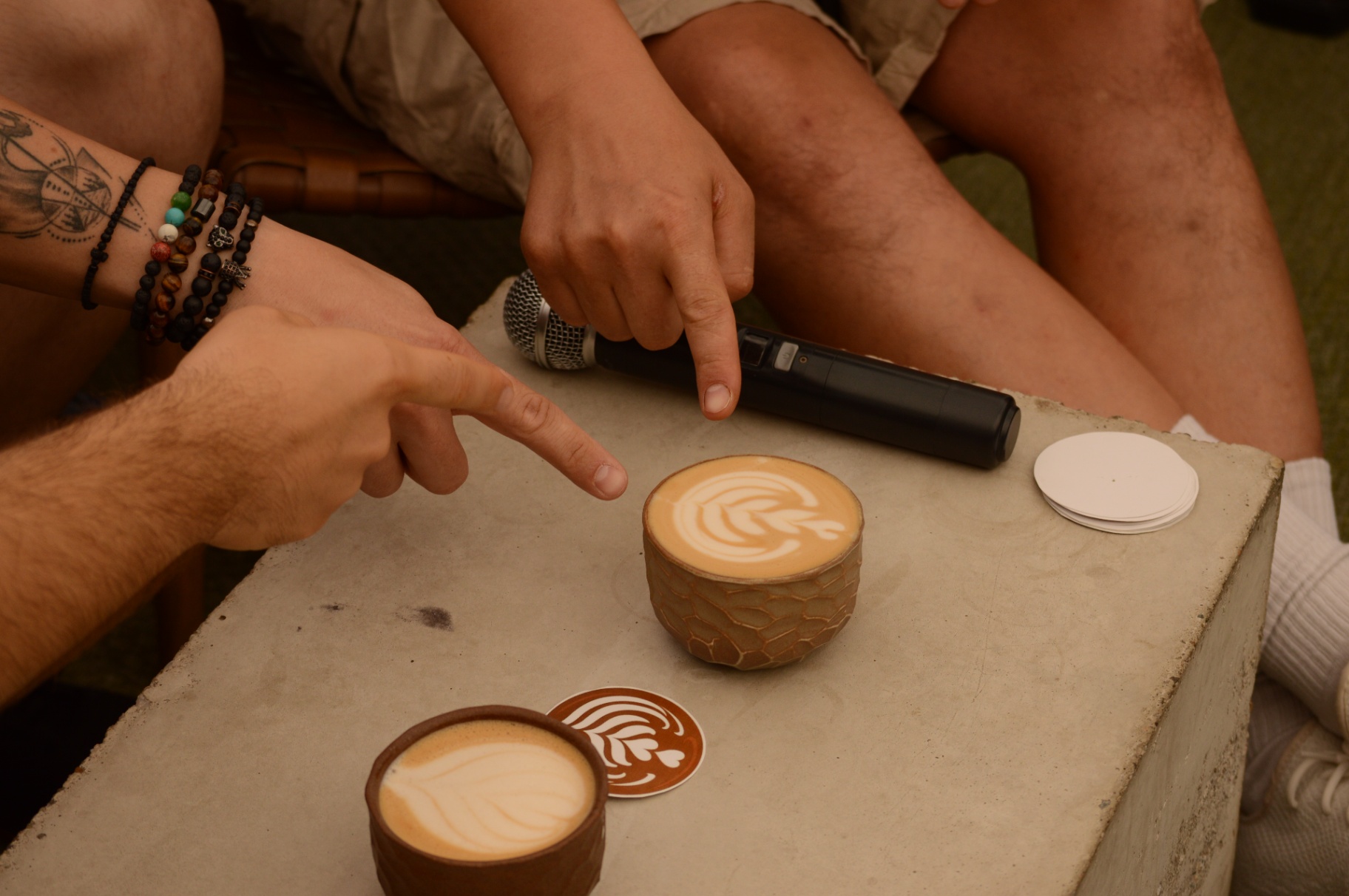 Latte art judging